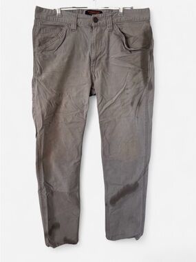 Ridgecut Workwear Men's Gray Straight-Leg Pants with flaws